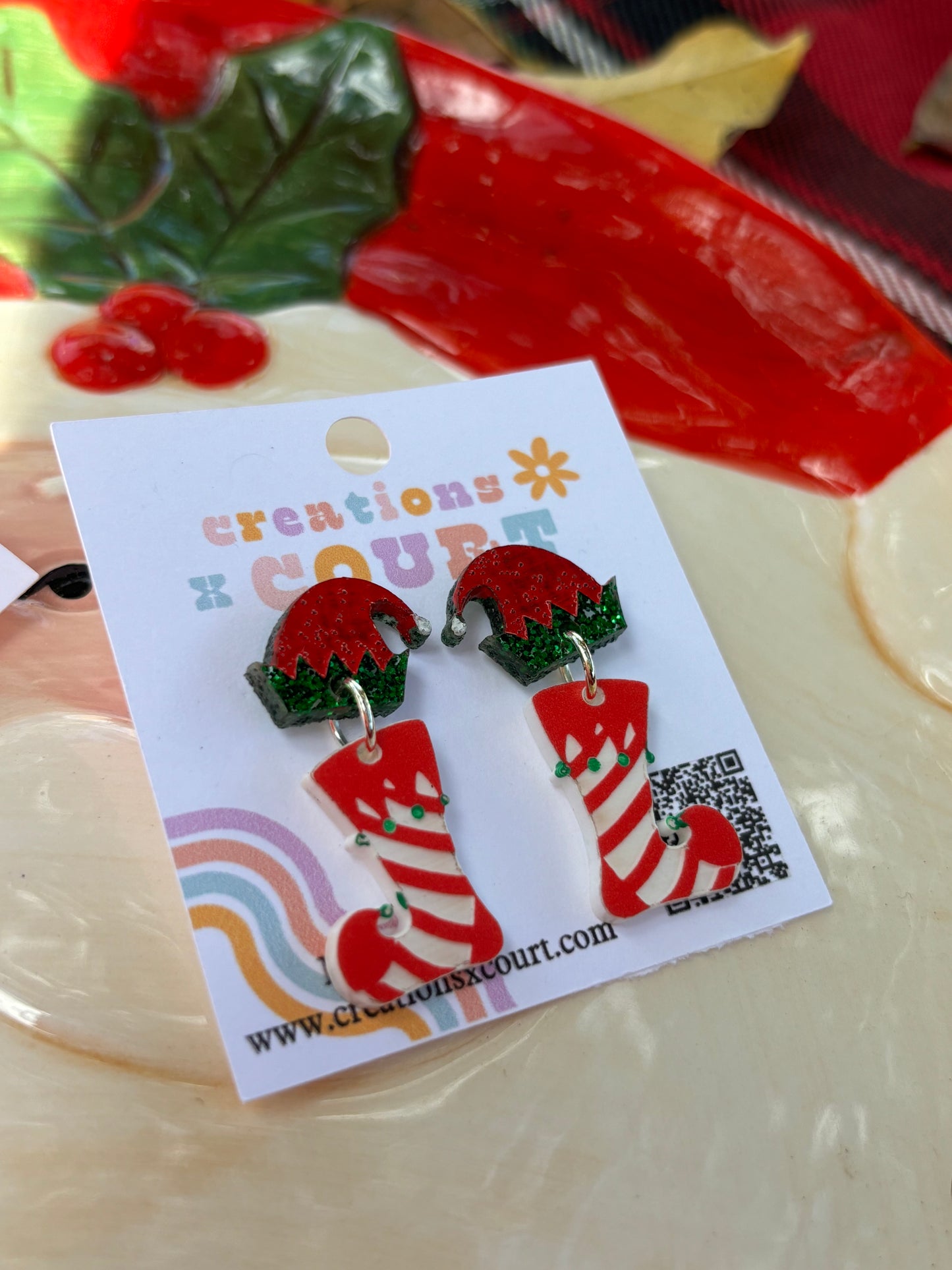 Elf hat and stockings