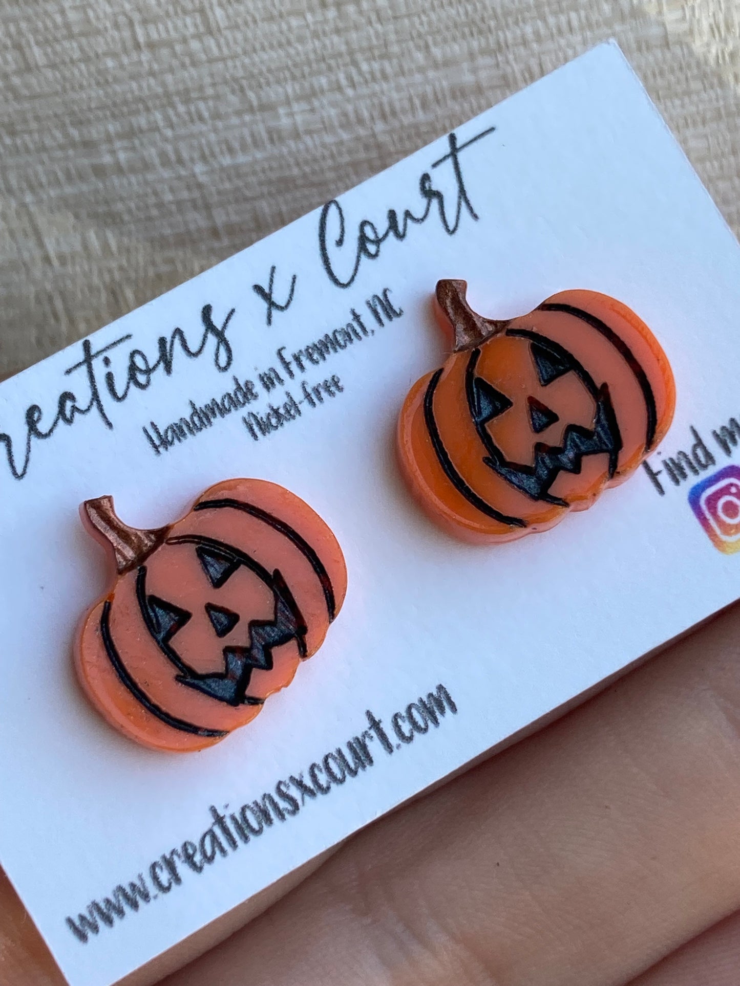 Pumpkin Studs