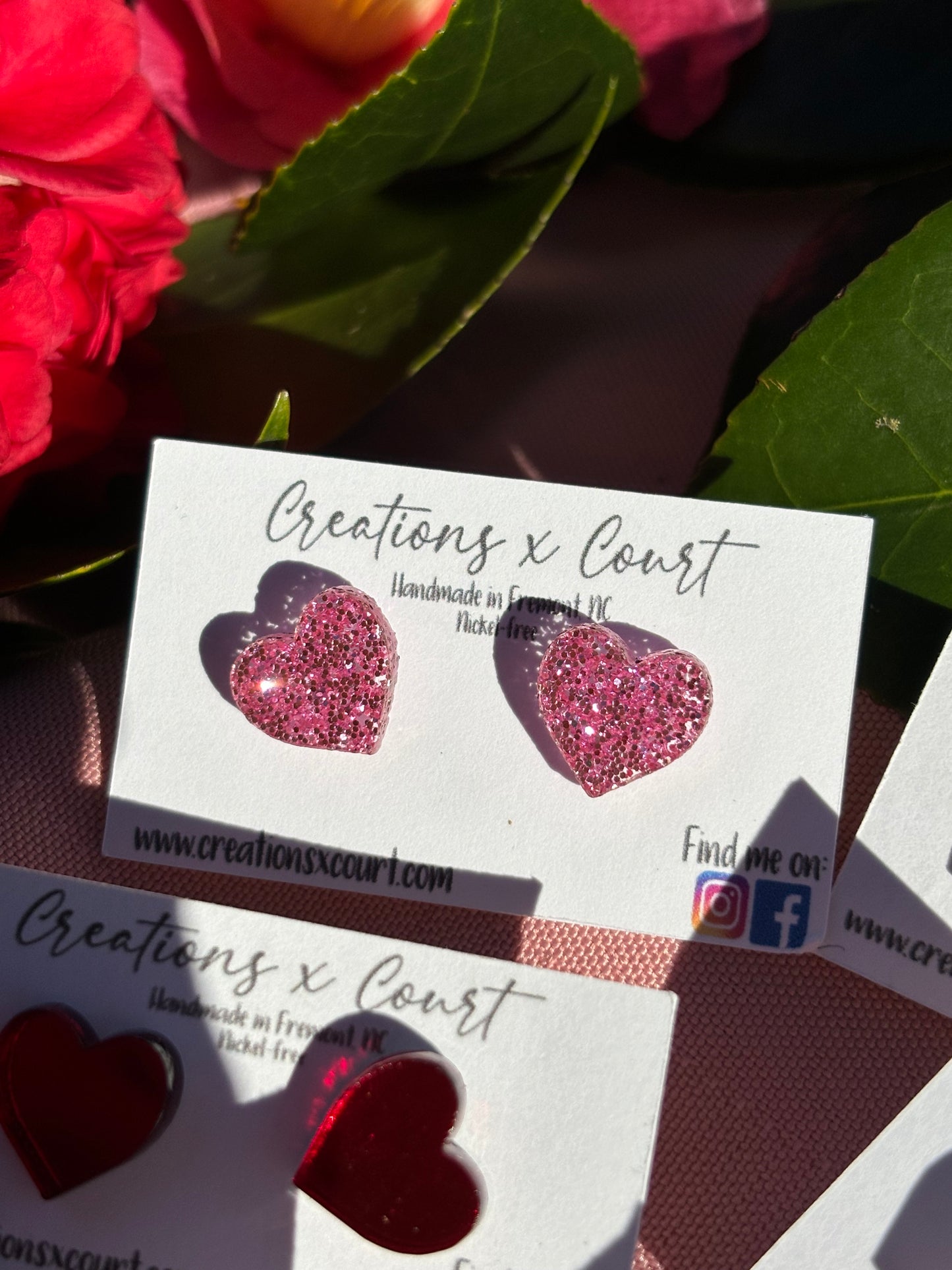 Heart Studs