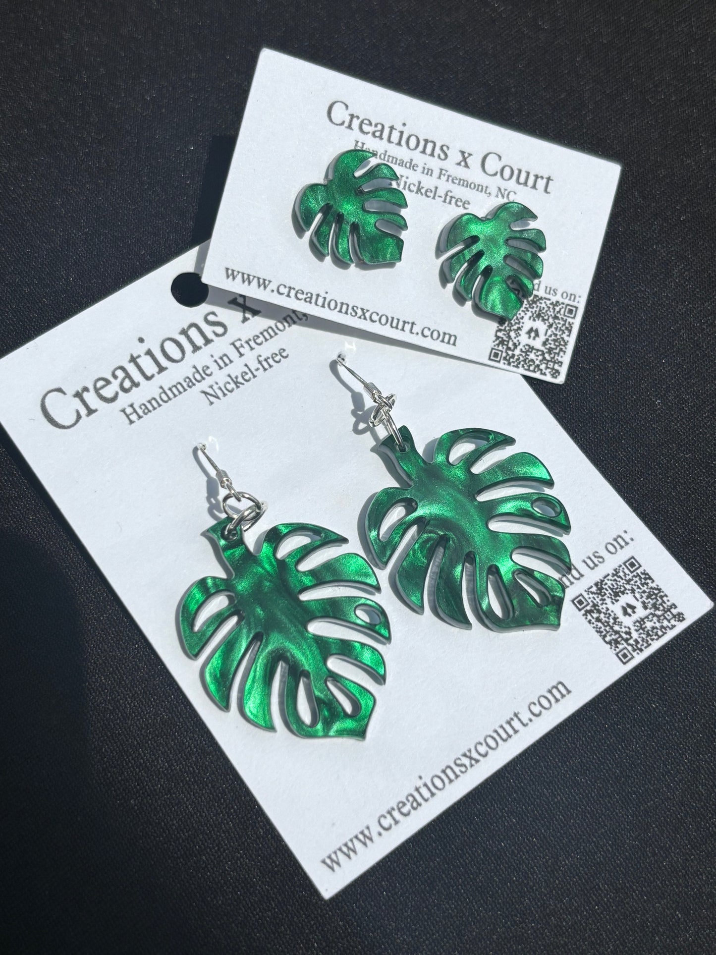 Monstera Dangles and Studs