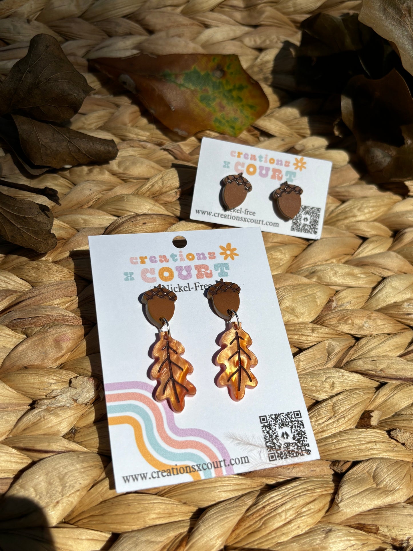 Acorn + Oak Leaf