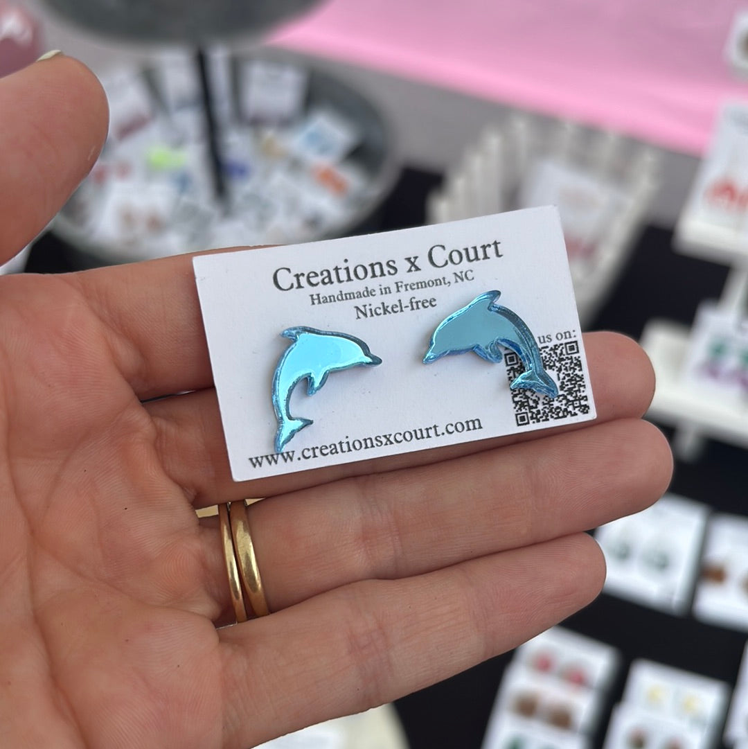 Dolphin Dangles and Studs