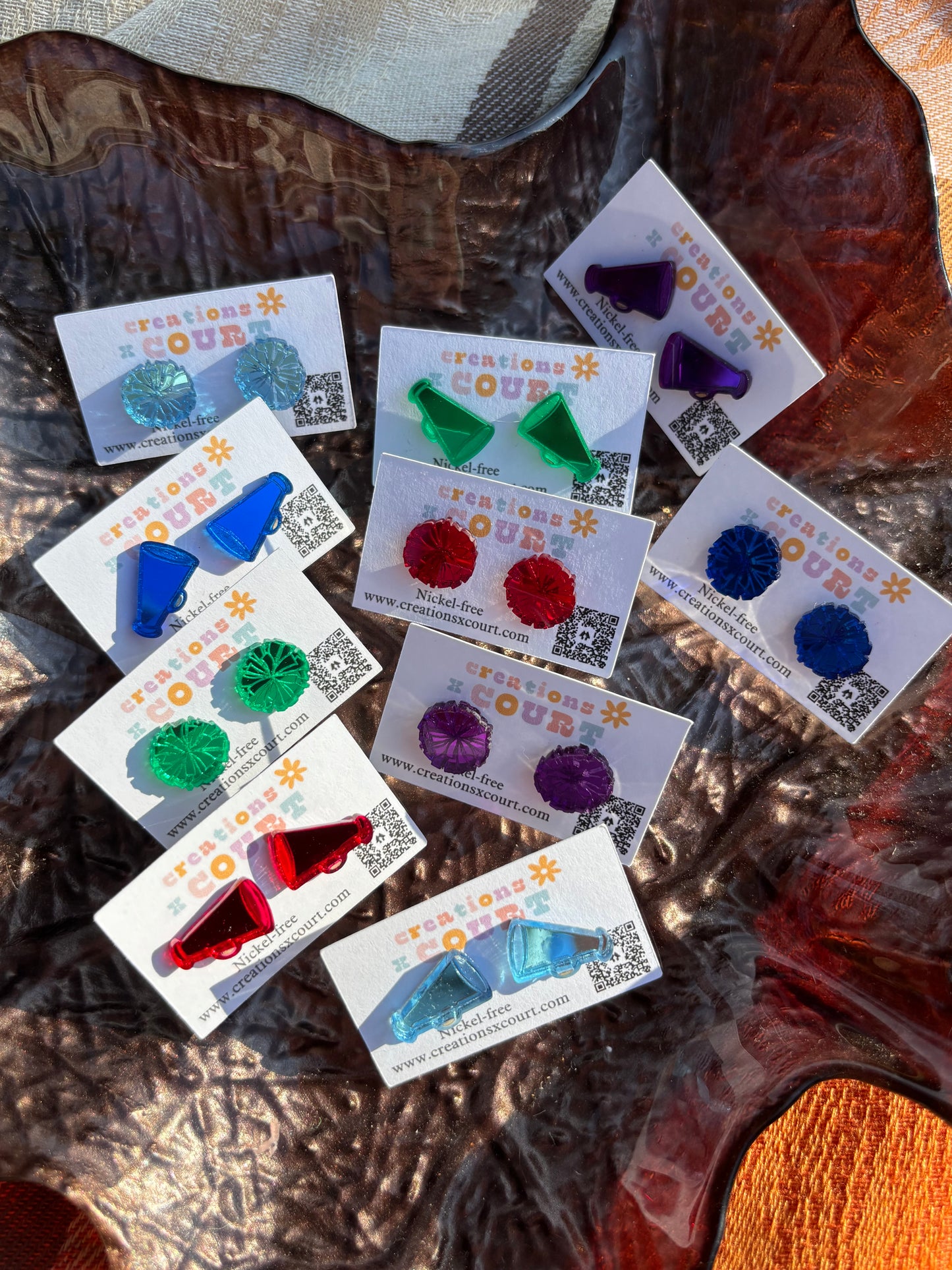 Pom Pom Studs