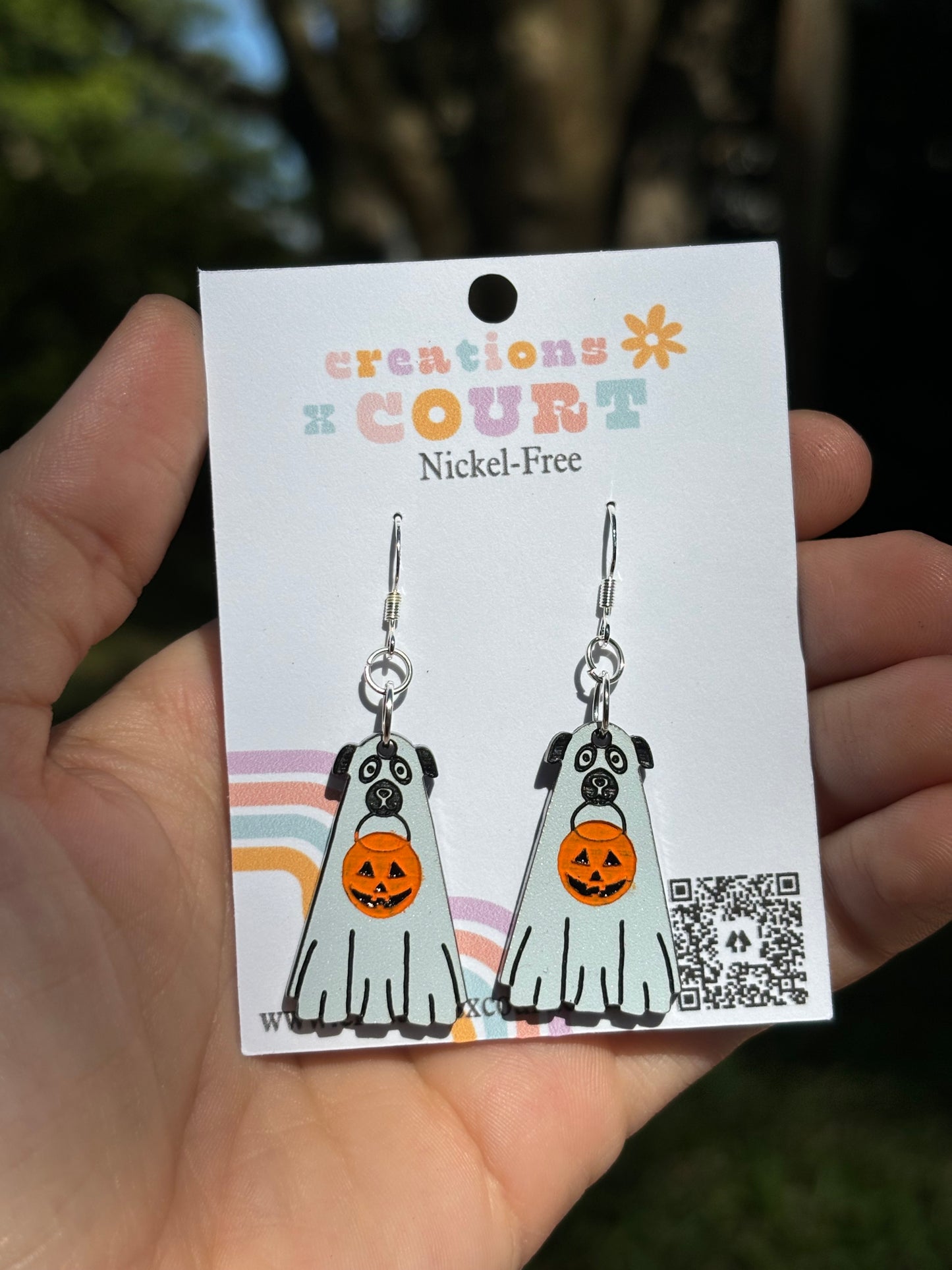 Ghost Doggy Dangles