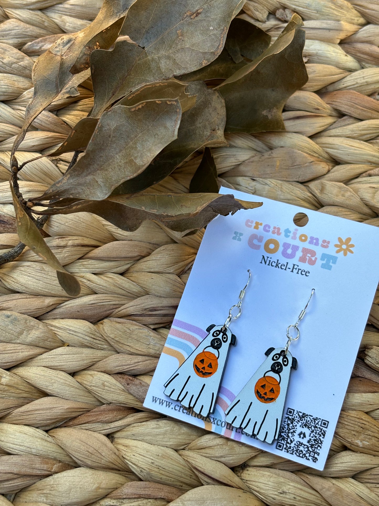 Ghost Doggy Dangles
