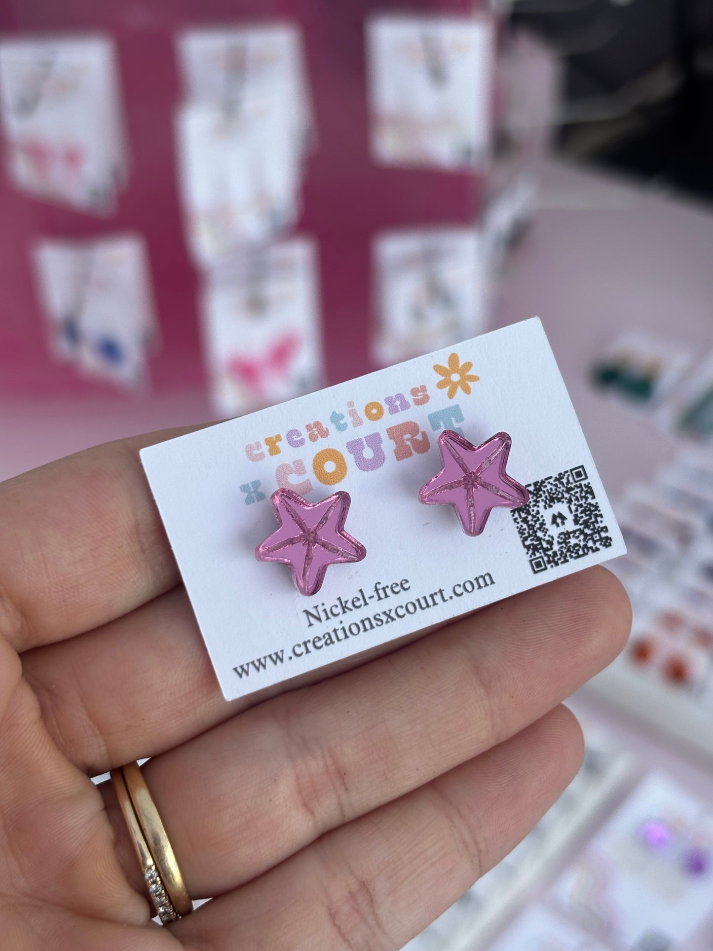 Starfish studs