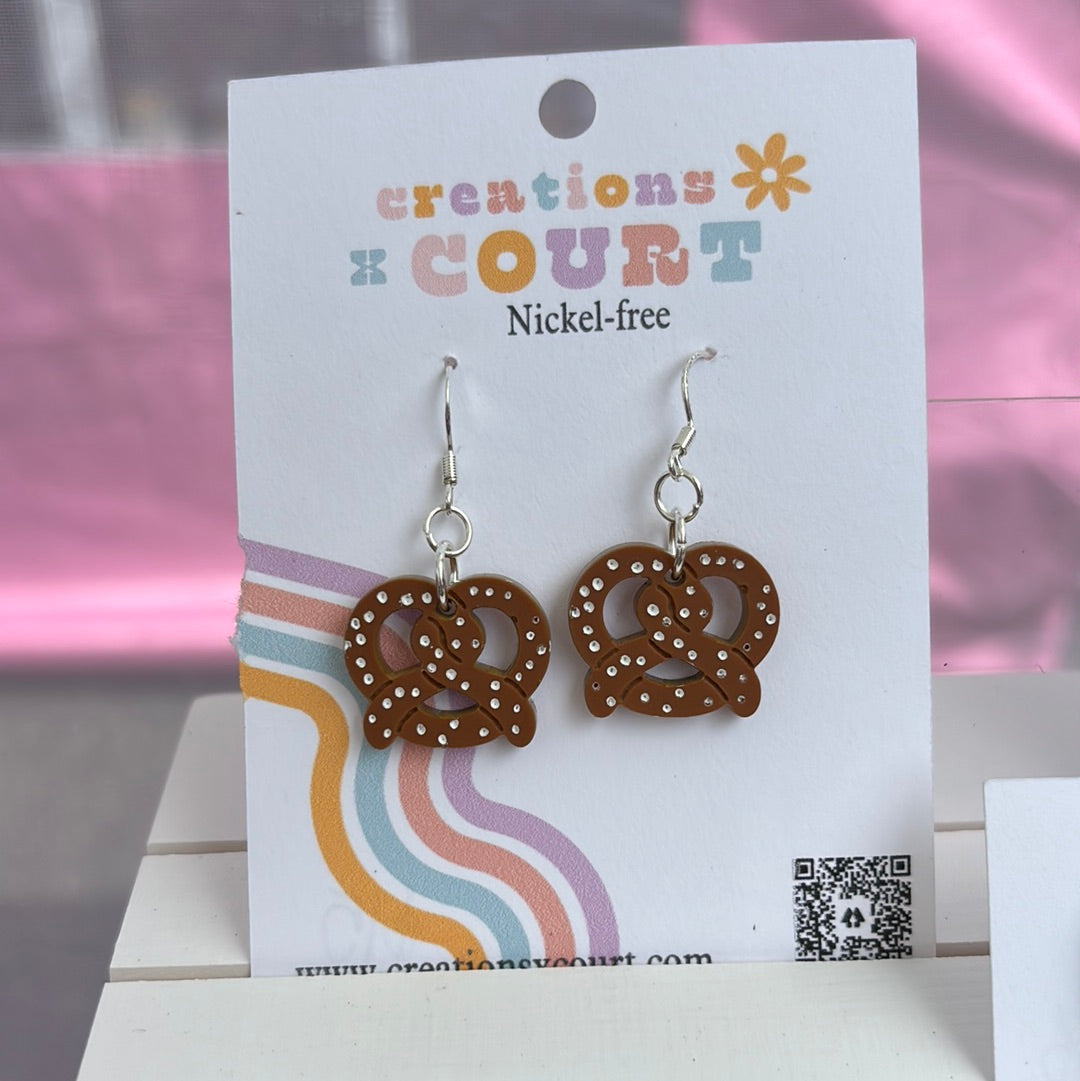 Pretzel Studs and Dangles