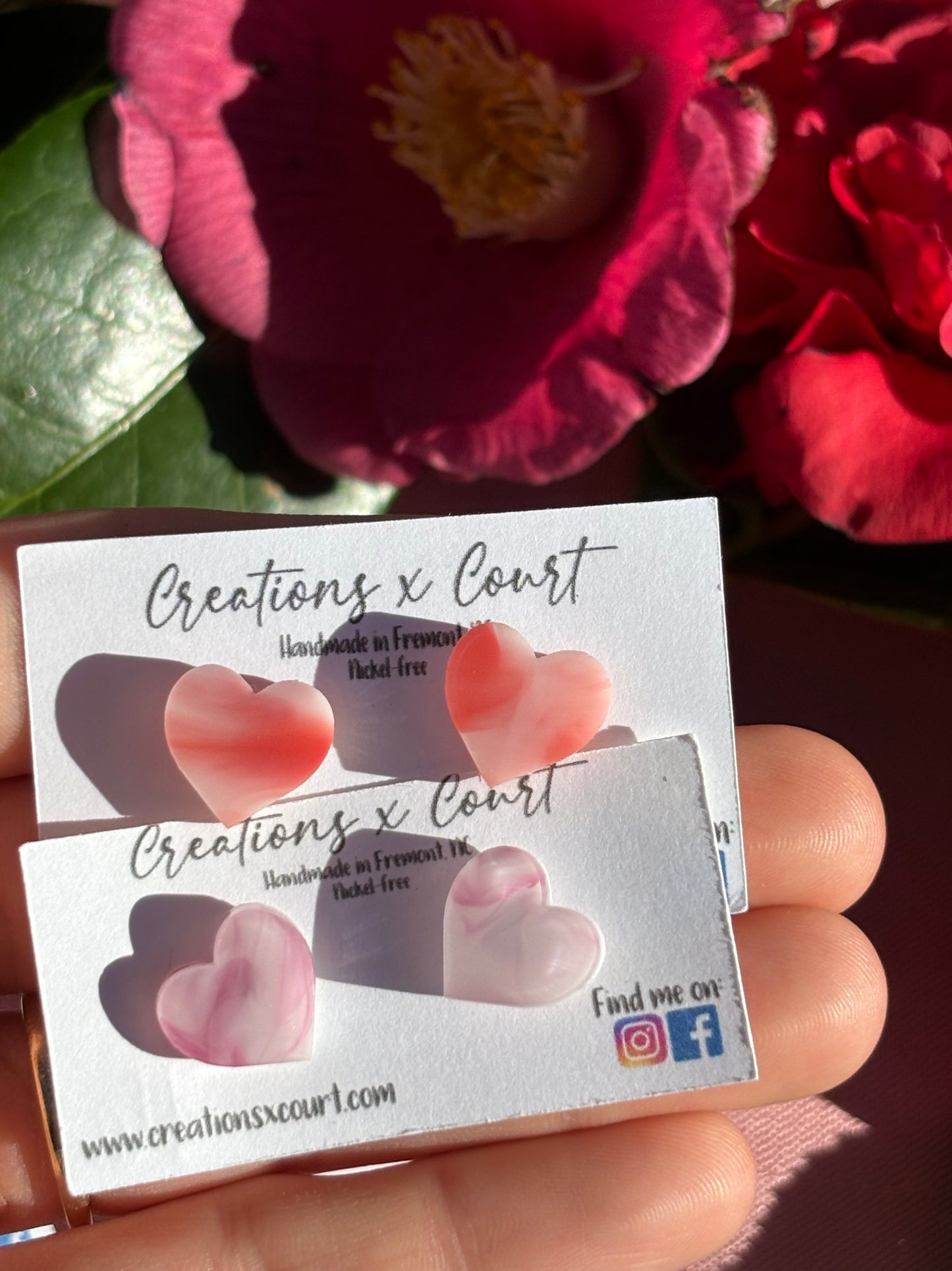 Heart Studs