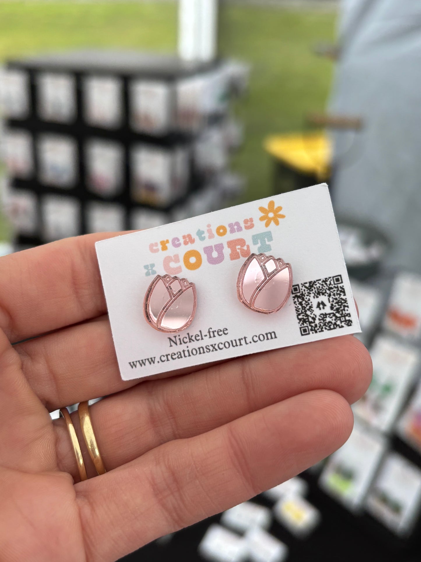 Tulip Dangles and Studs