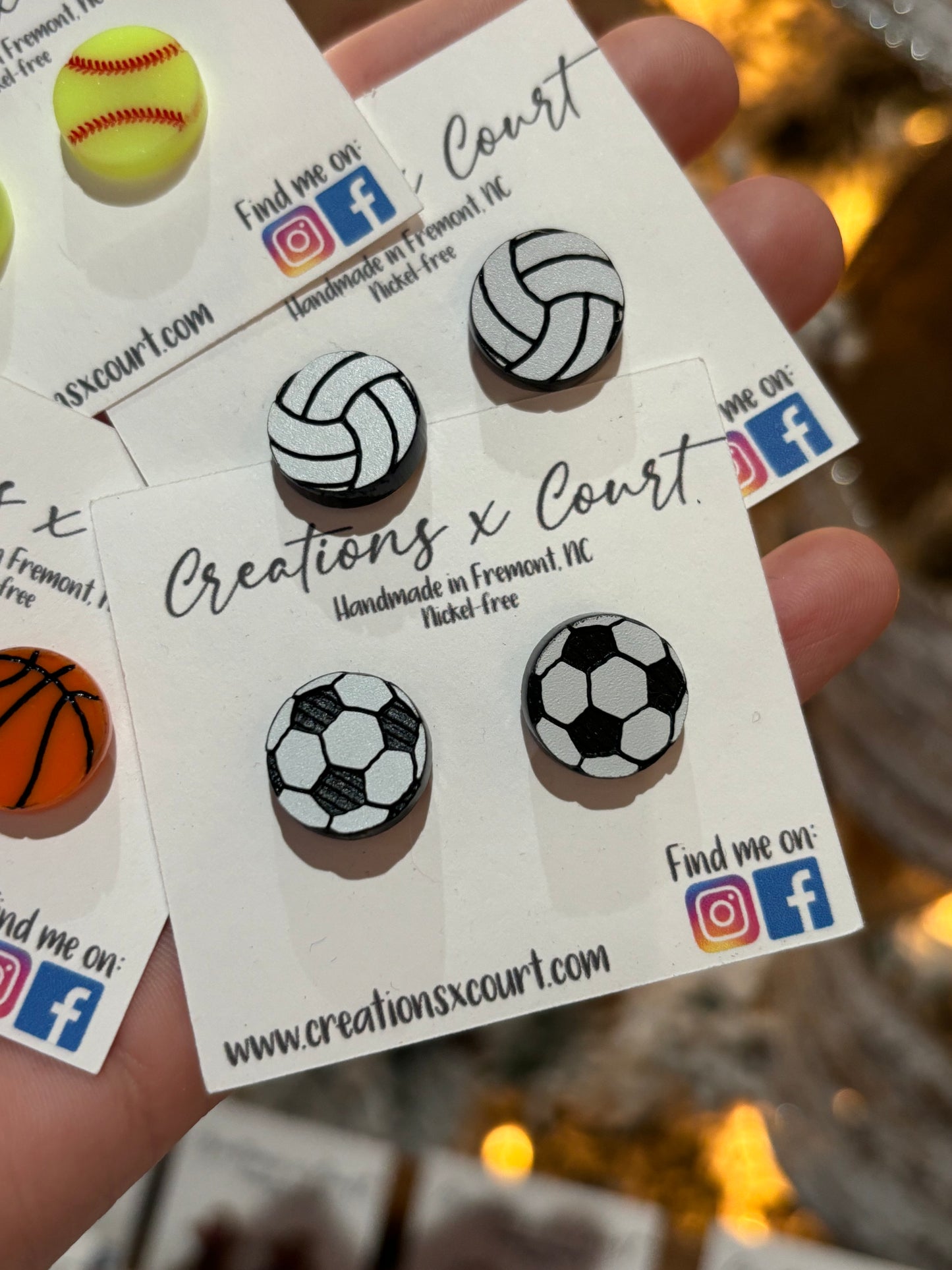 Sporty Studs (Balls)