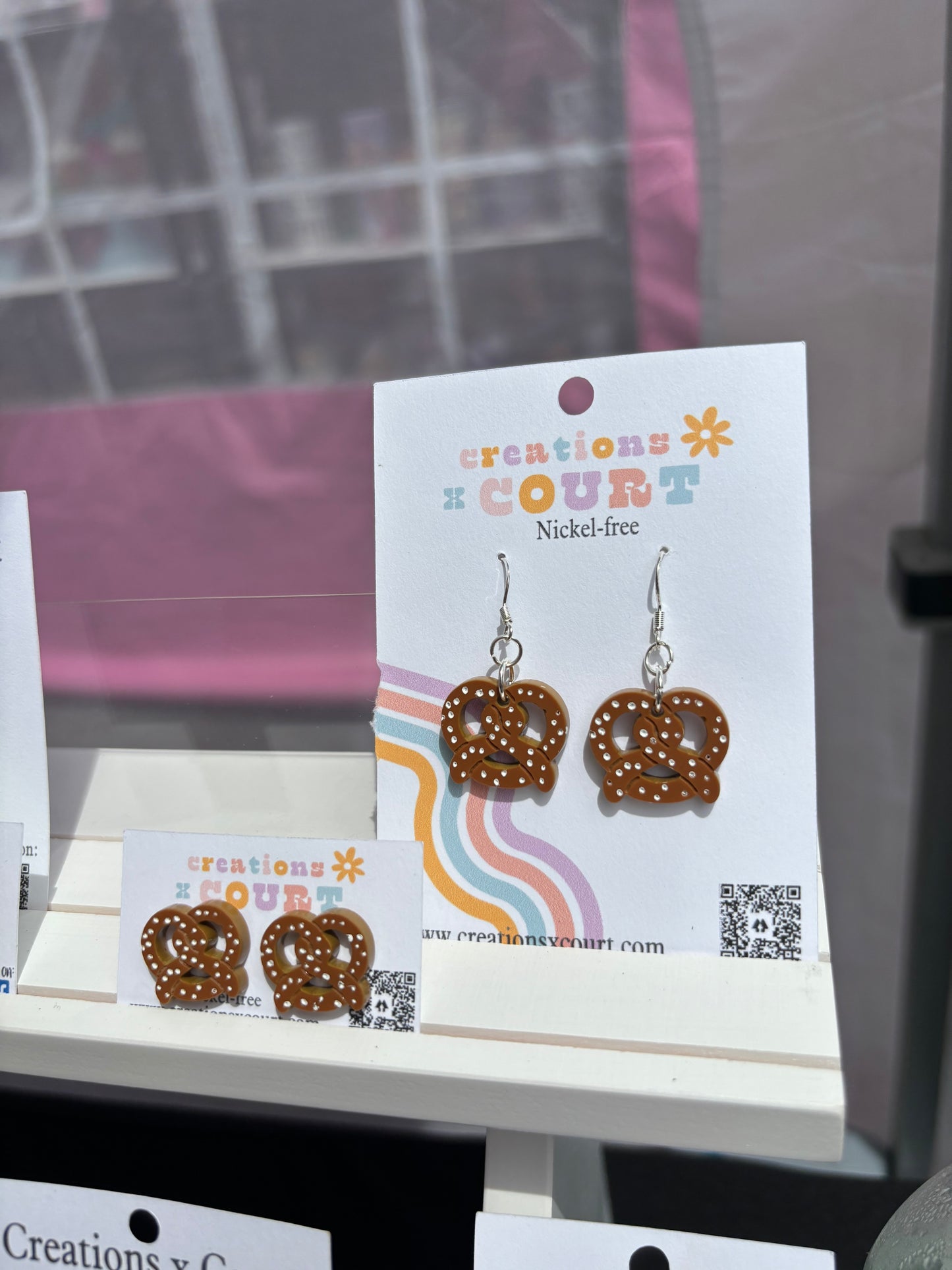 Pretzel Studs and Dangles