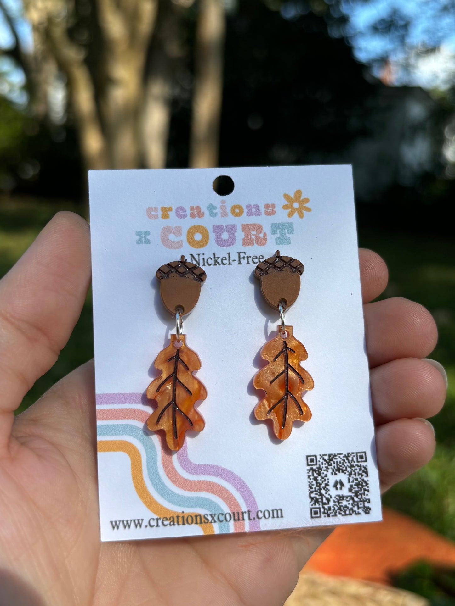 Acorn + Oak Leaf