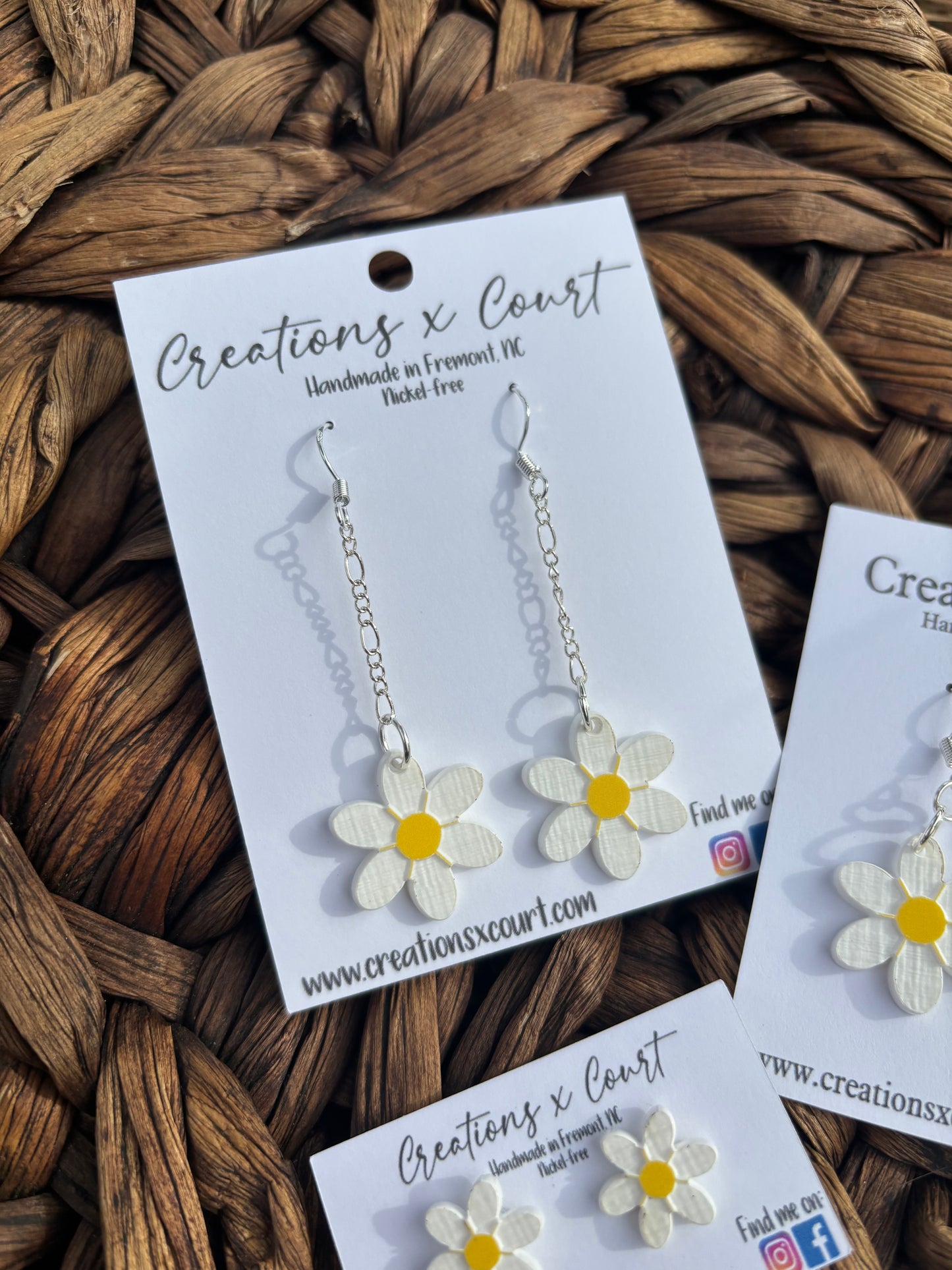Daisy Dangles and Studs