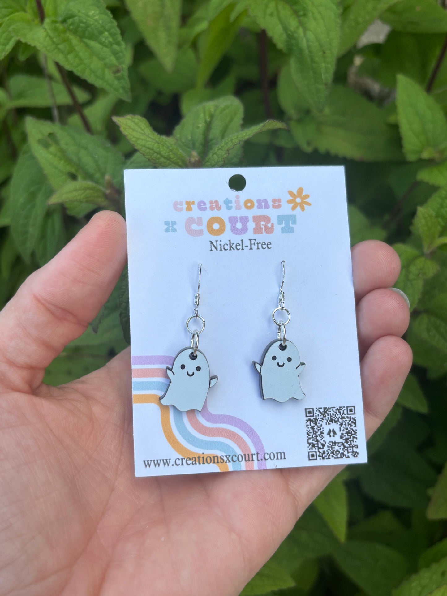 Ghostie Dangles and Studs