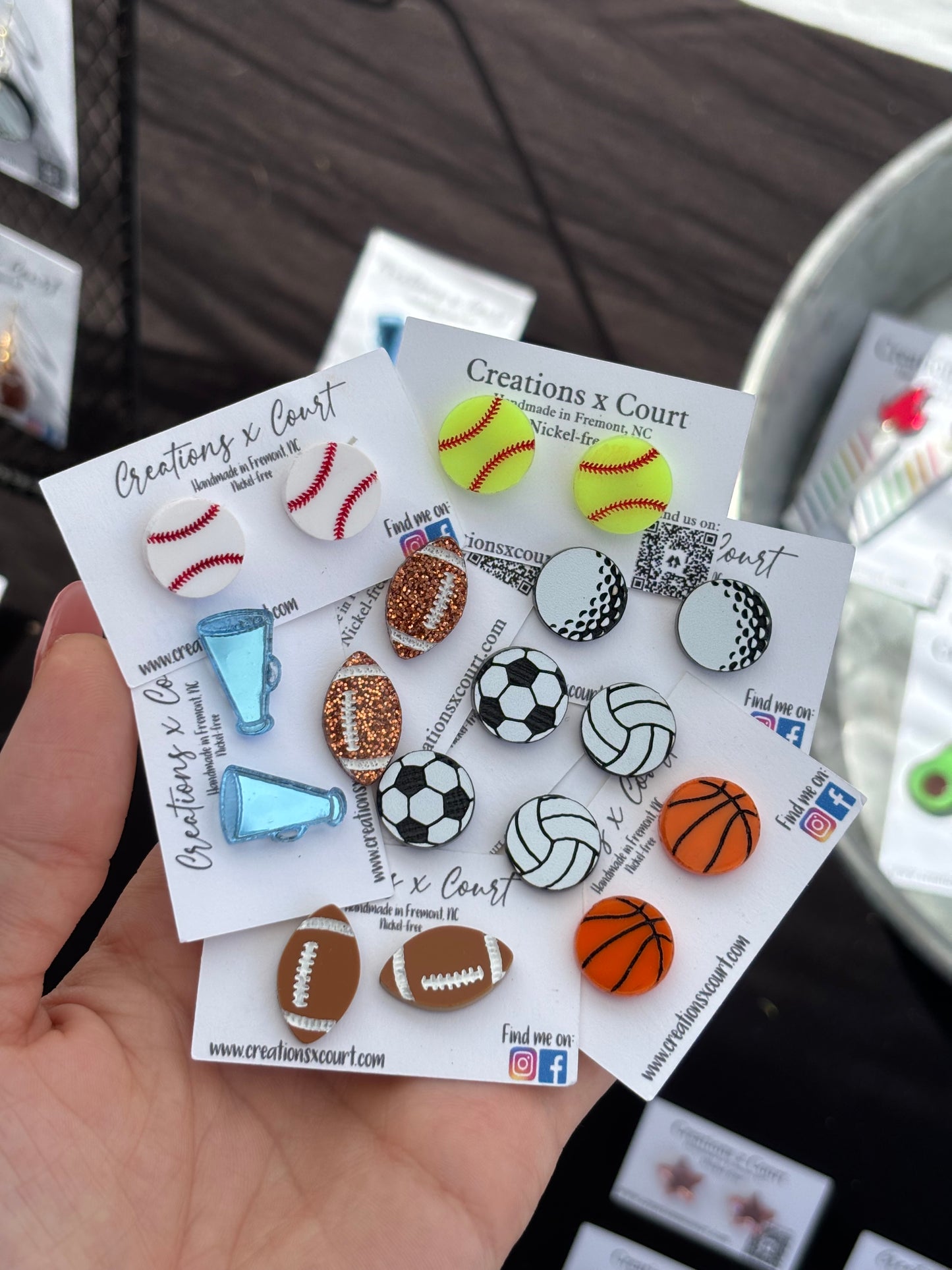 Sporty Studs (Balls)