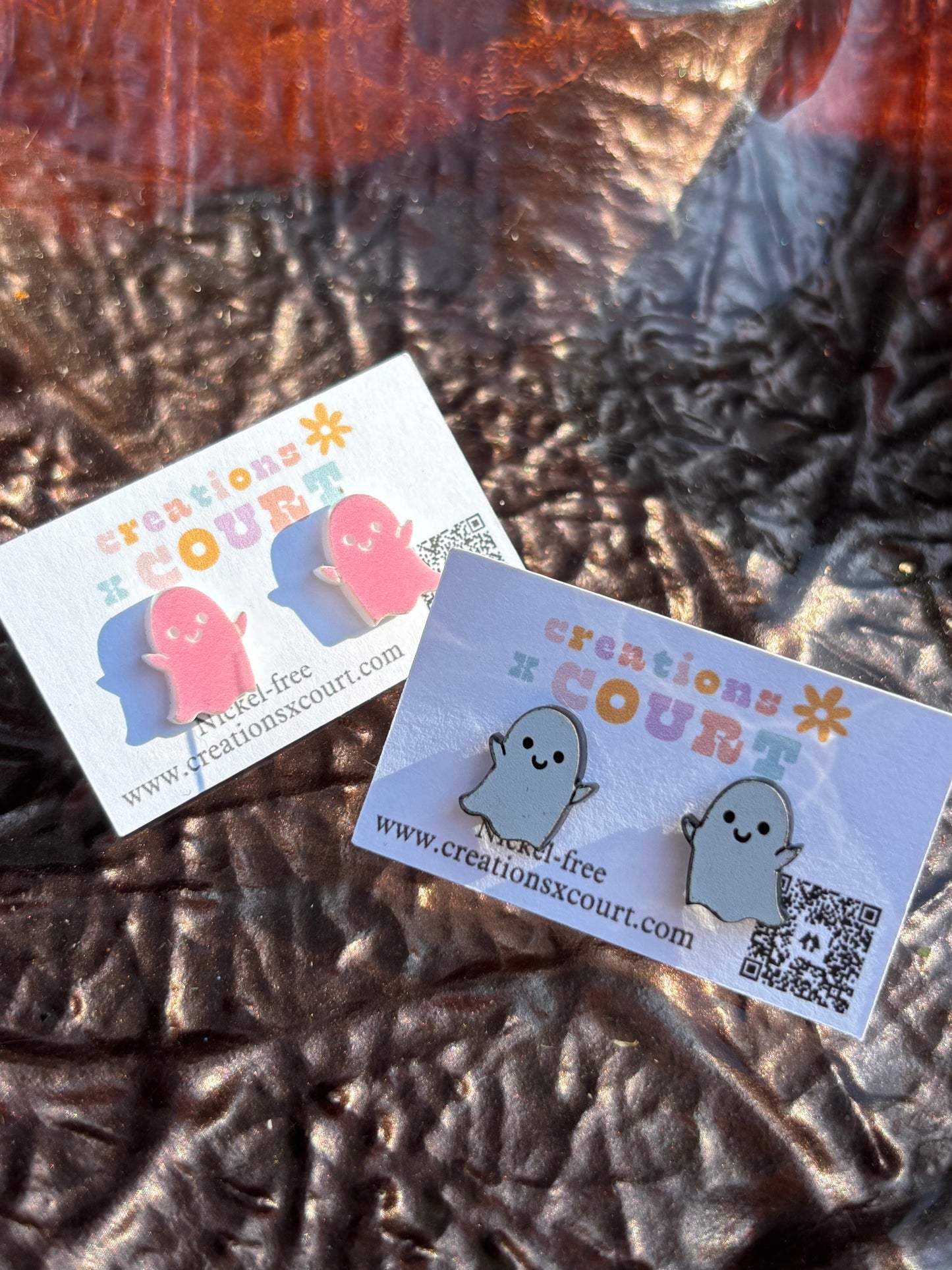 Ghostie Dangles and Studs