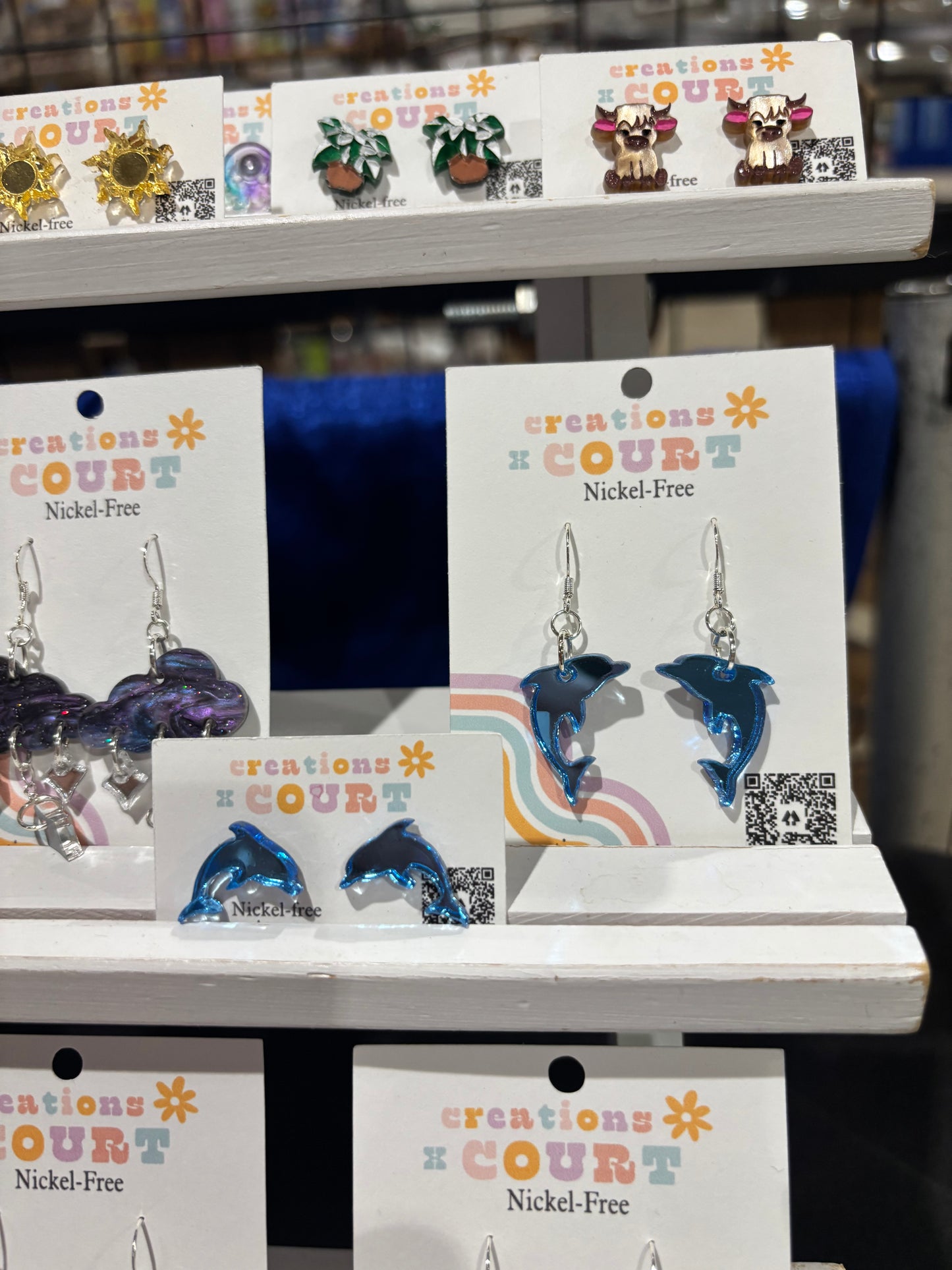 Dolphin Dangles and Studs