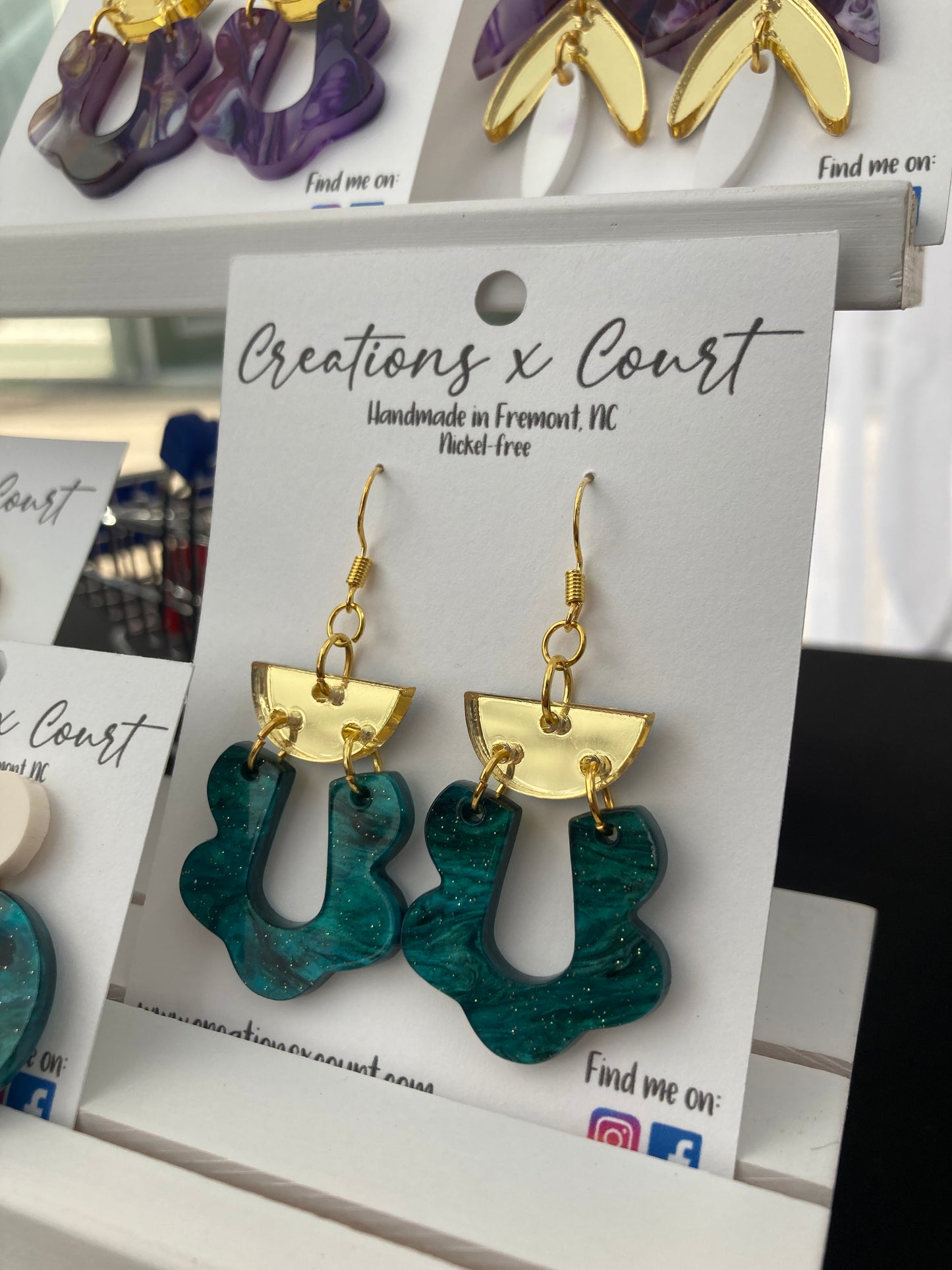 Scalloped Magic Forest Dangles