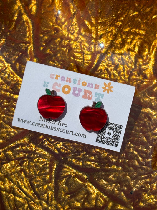 Apple Dangles and Studs
