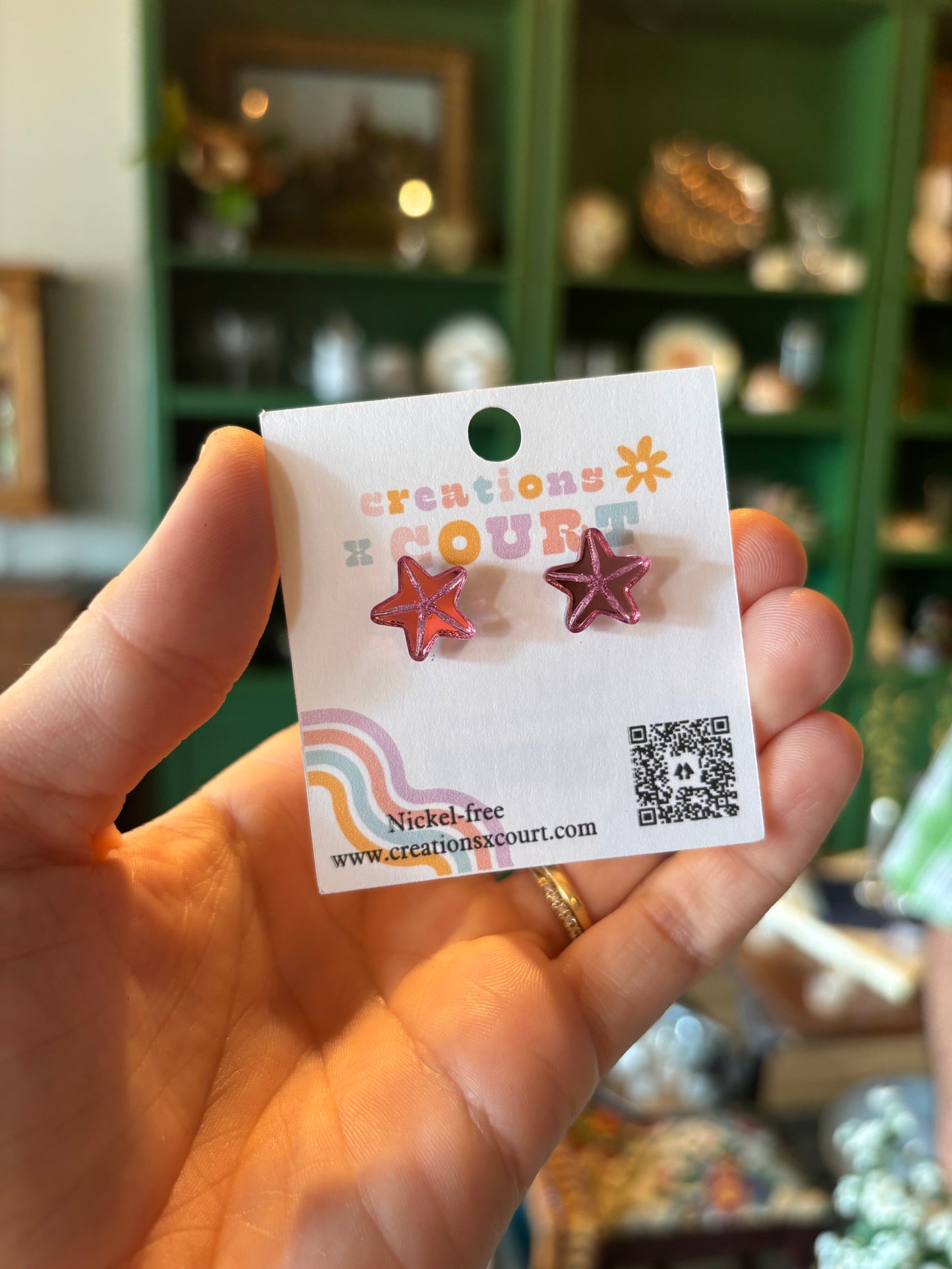Starfish studs