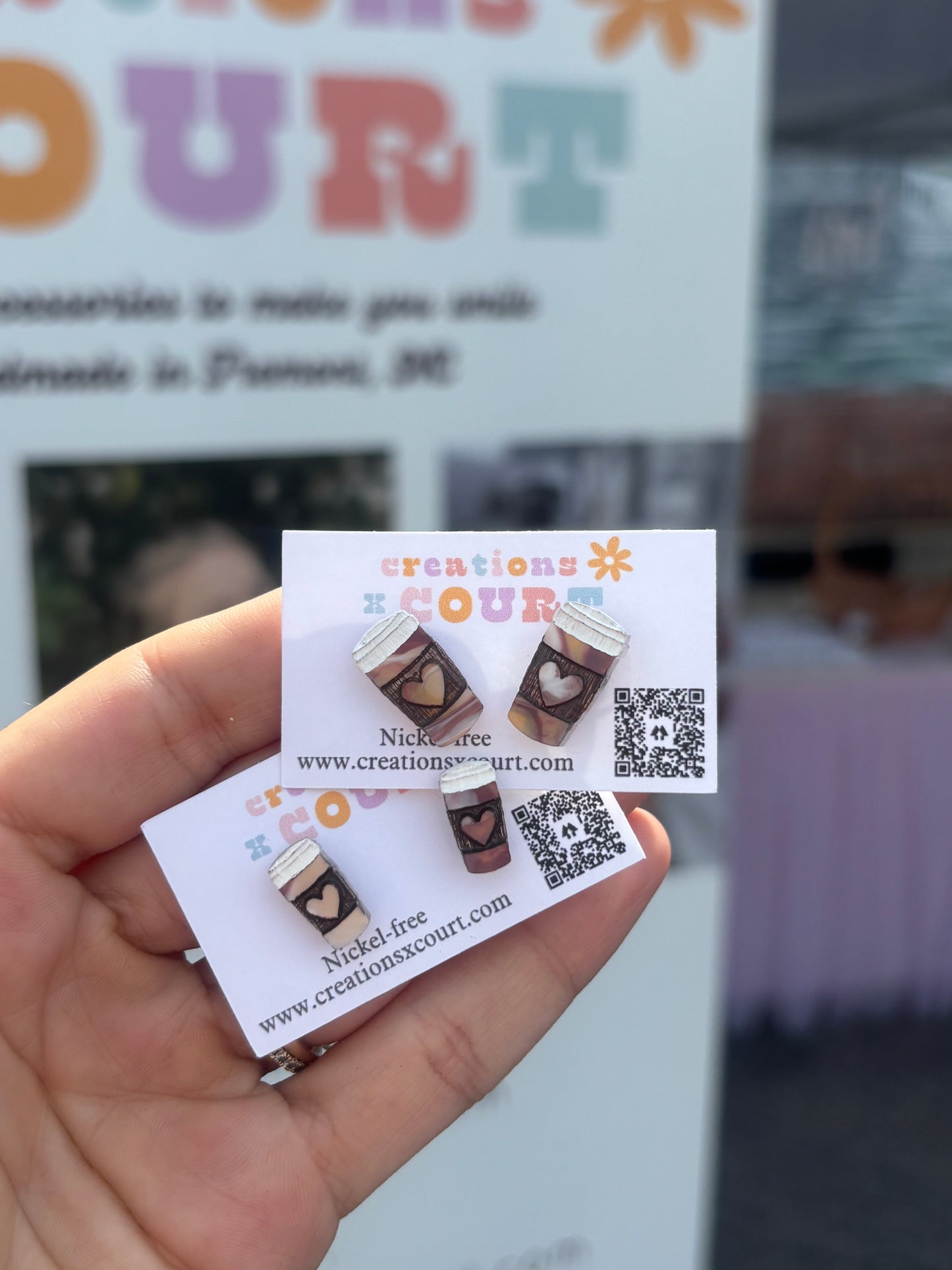 Coffee Cup Studs