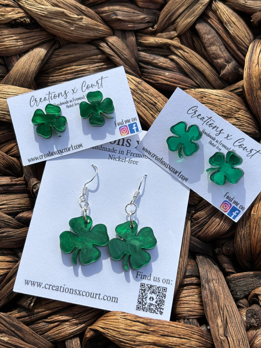 Clover Dangles and Studs