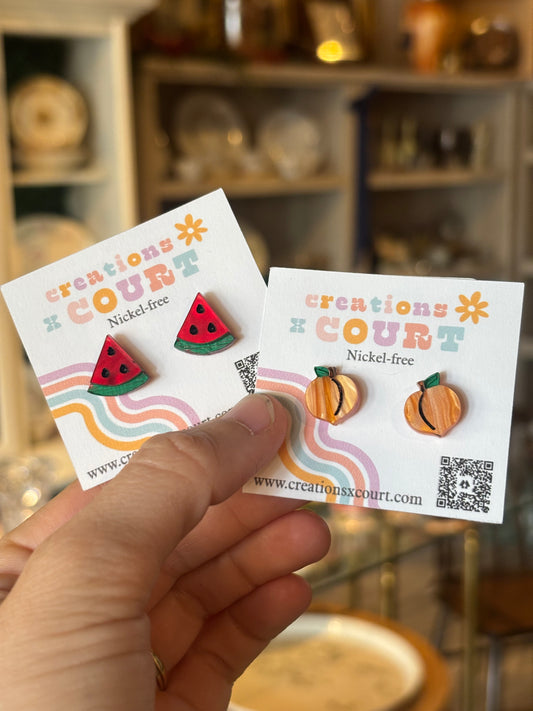 Peach Studs