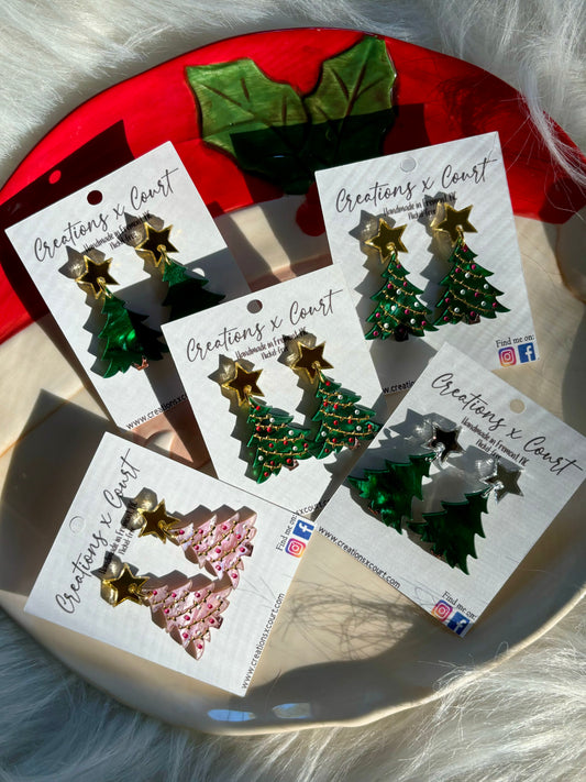 Painted Christmas Trees