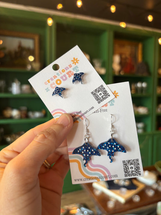 Stingray Dangles and Studs