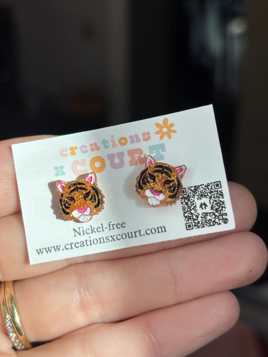 Tiger Dangles and Studs
