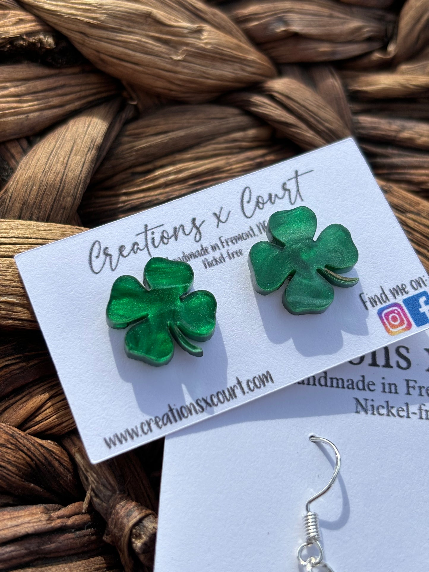 Clover Dangles and Studs