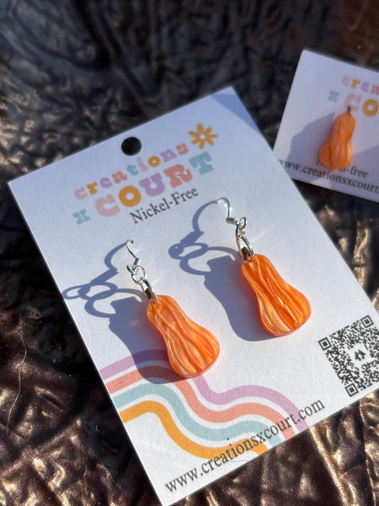 Butternut Squash Dangles and Studs