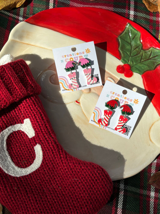 Elf hat and stockings