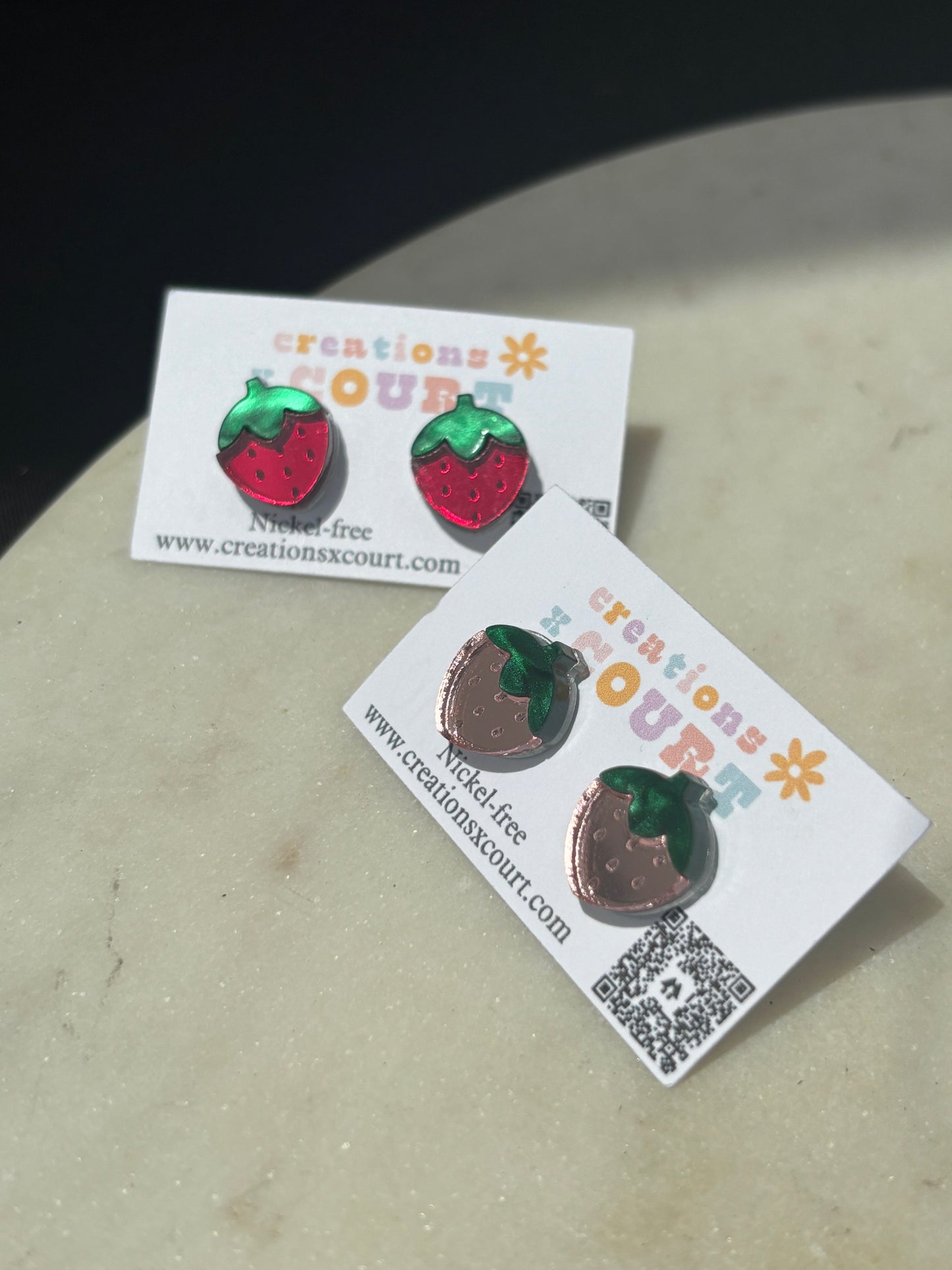 Strawberry Studs