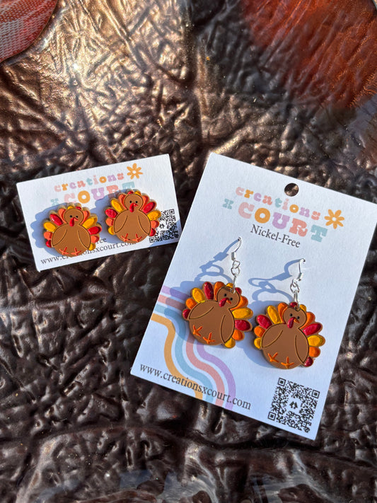 Turkey Dangles and Studs