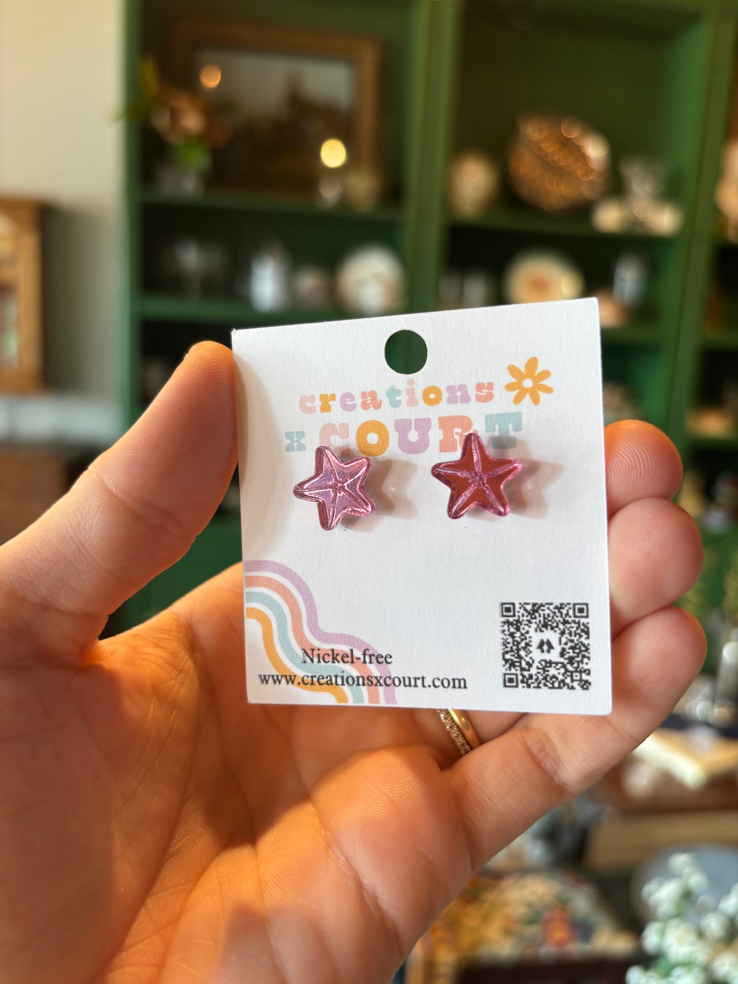 Starfish studs