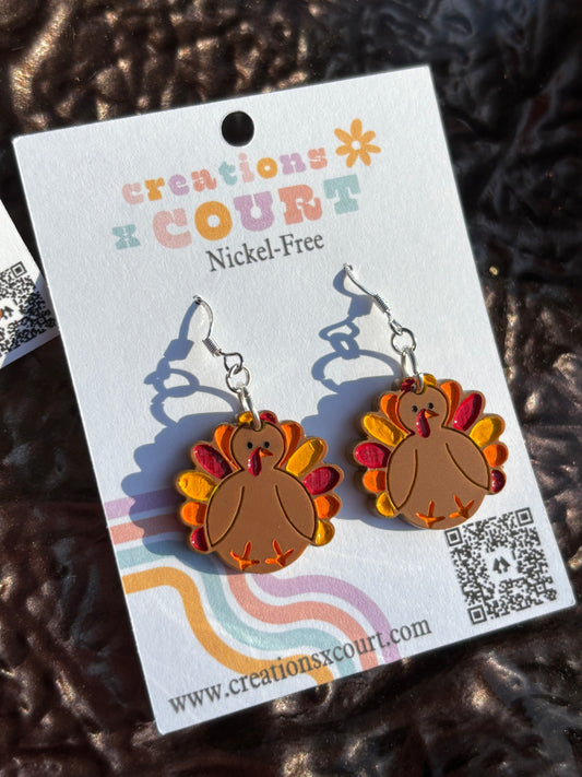 Turkey Dangles and Studs
