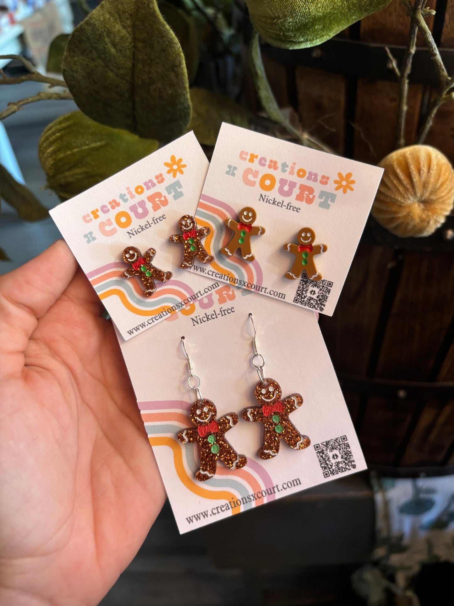 Gingerbread Men Dangles