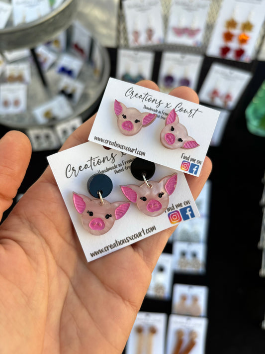 Pig Dangles and Studs