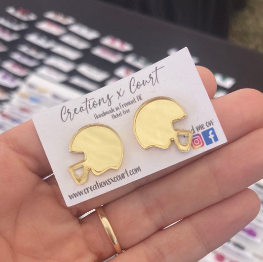 Football Helmet Dangles + Studs