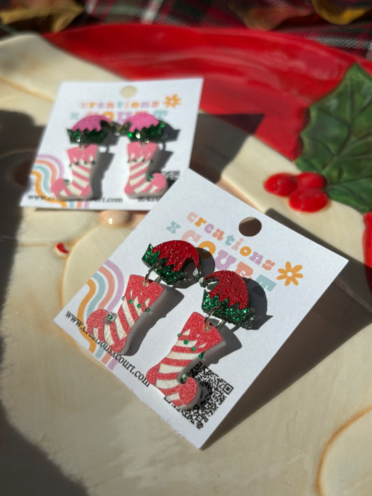 Elf hat and stockings