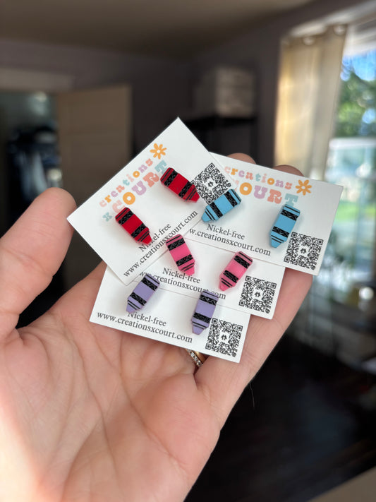 Crayon Studs