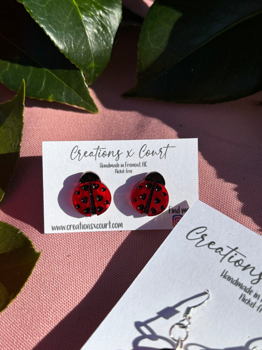 Love Bugs Dangles and Studs