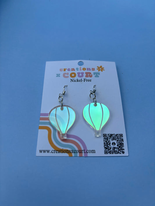 Iridescent Hot Air Balloon Dangles