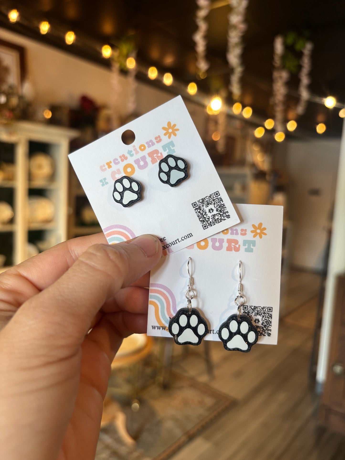 Paw Dangles and Studs