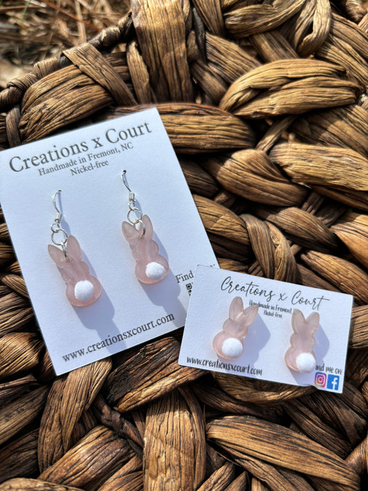 Bunny Dangles and Studs