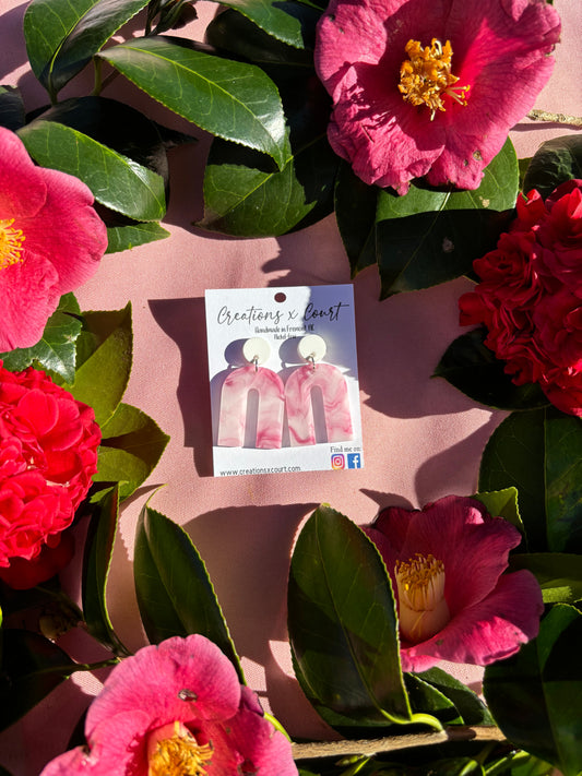 Raspberry Creme Dangles