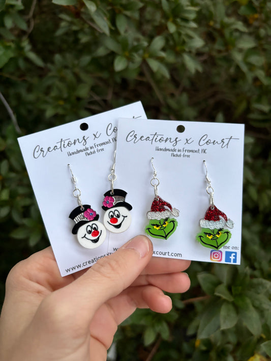 Happy Birthday, Merry Grinchmas Dangles