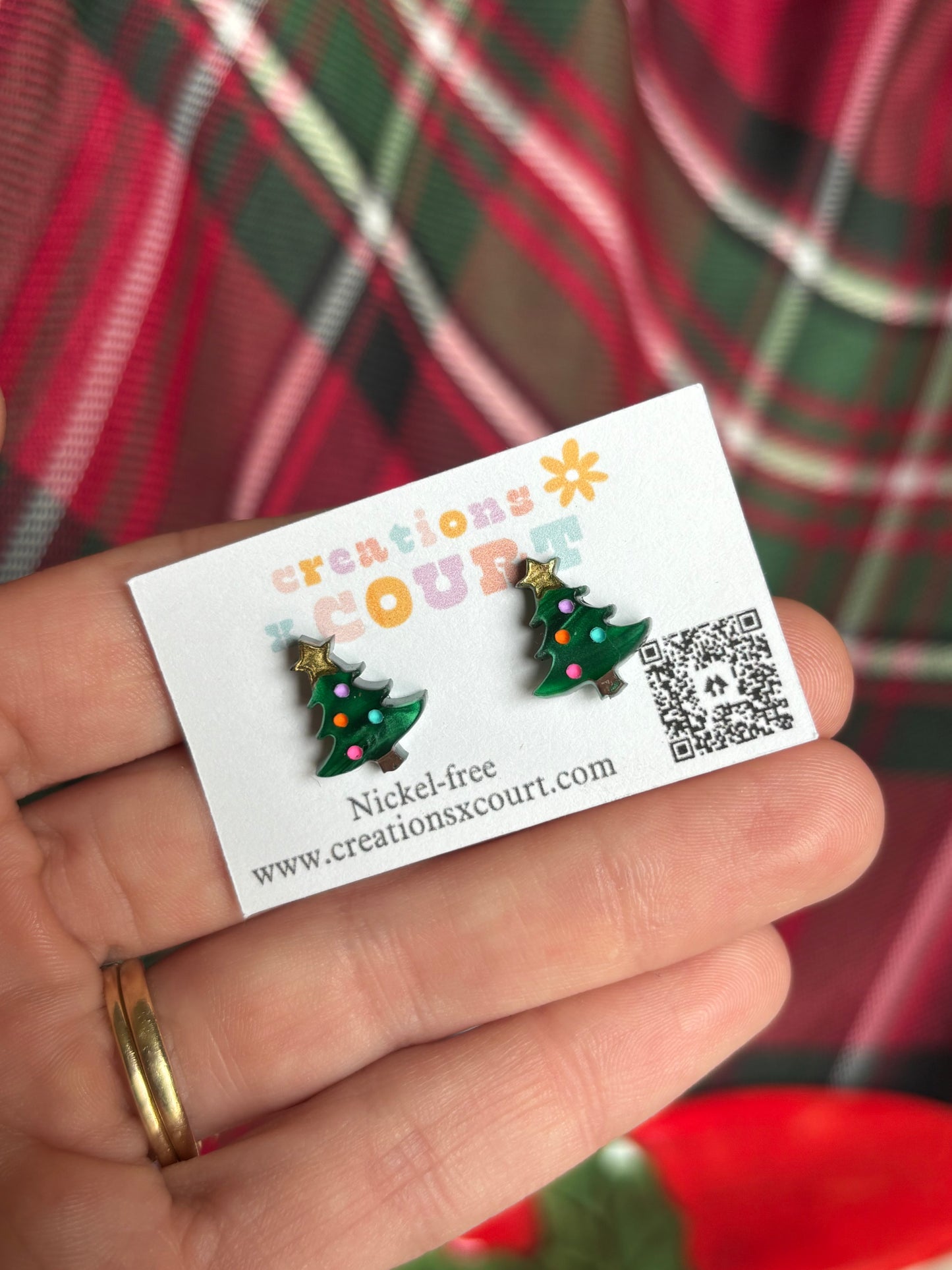 Christmas Tree Studs