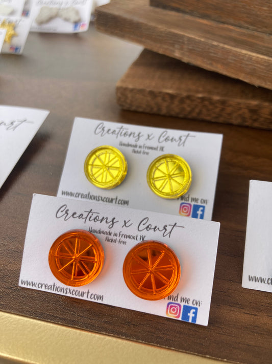 Lemon and Orange Slice Studs